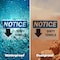 Signmission Dirty Towels (Down Arrow) Sign With Symbol, 5 in W x Rectangle, Vinyl Decal OS-2PACK-NS-D-35-L-11038 - alternate 3